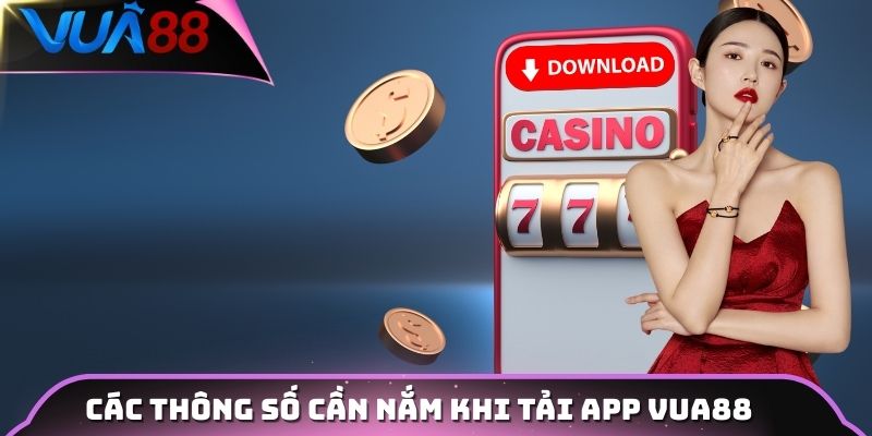 Các thông số cần nắm khi tải app Vua88