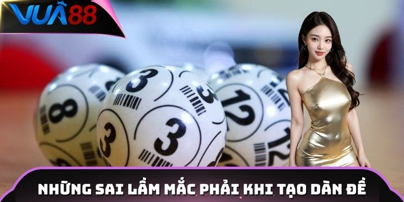 Những sai lầm mắc phải khi tạo dàn đề